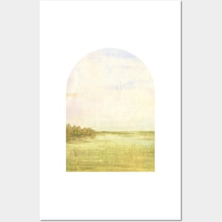 Minimalist arch landscape Posters and Art